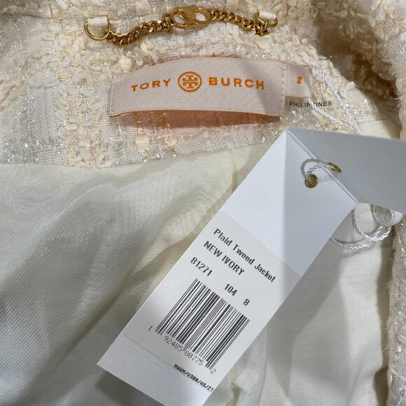 Tory Burch Plaid Tweed Jacket - Picture 8 of 11